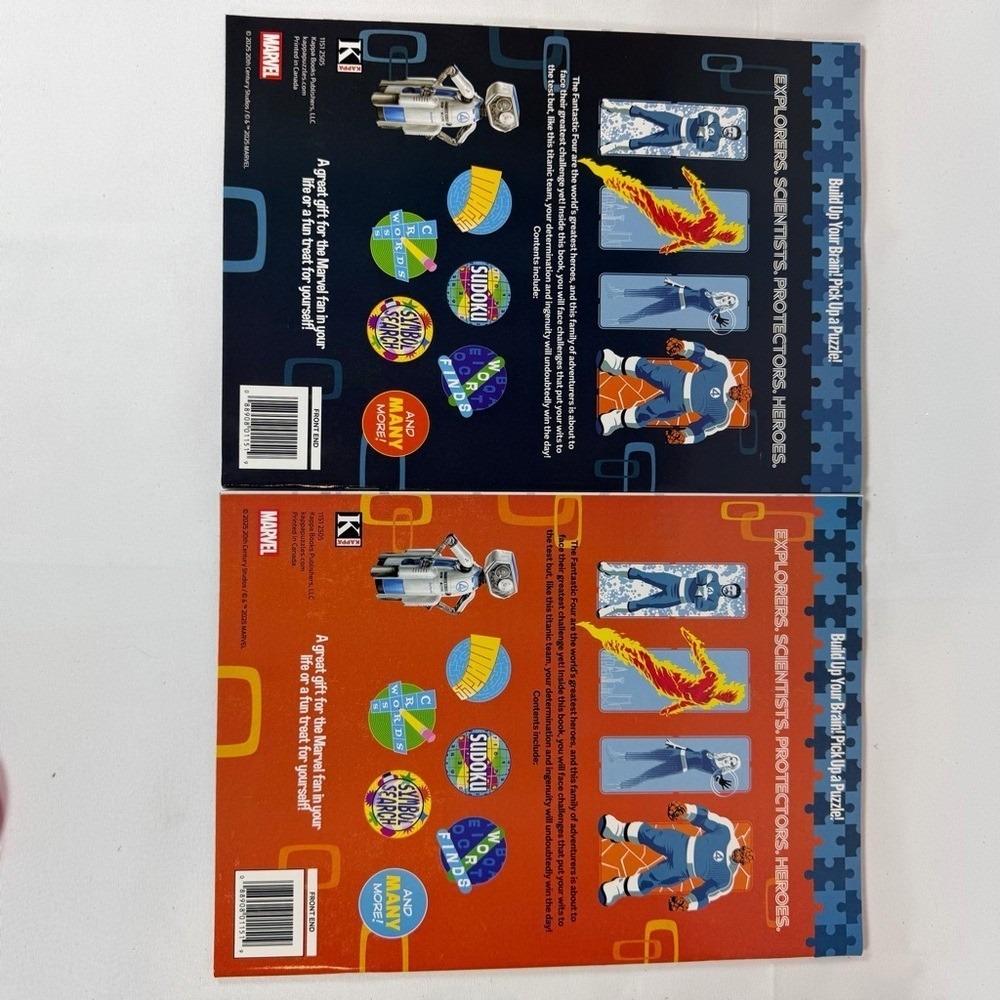 Marvel Studios Fantastic 4 First Steps Variety Puzzles Activities Vol 1 & 2 Set - Picture 4 of 8